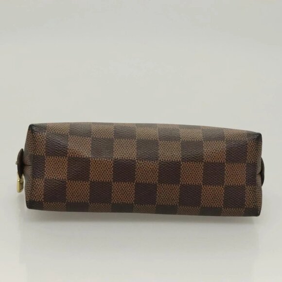 LOUIS VUITTON Damier Ebene Pochette Cosmetic PM Pouch N47516 LV Auth BA3094 - Picture 6 of 16
